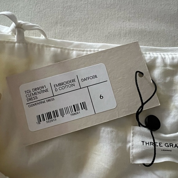 Three Graces London Clementine Dress in Daffodil UK6/XS - Picture 16 of 17